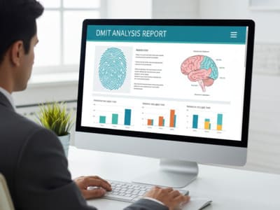 DMIT lab analysis and brain mapping data